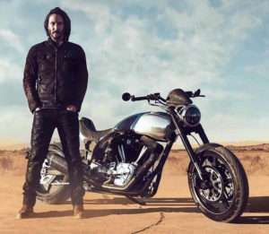Keanu Reeves e sua moto