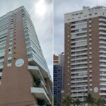 Prédio com emoji gigante na fachada se torna ponto de referência no litoral de SP