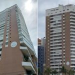 Prédio com emoji gigante na fachada se torna ponto de referência no litoral de SP
